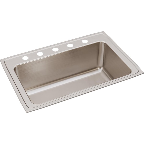 28 in x 16 in, 1, 5, Drop-in, Stainless Steel